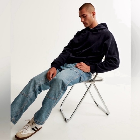 ABERCROMBIE AND FITCH Men’s Loose Workwear Jeans 32x34 - Picture 3 of 9